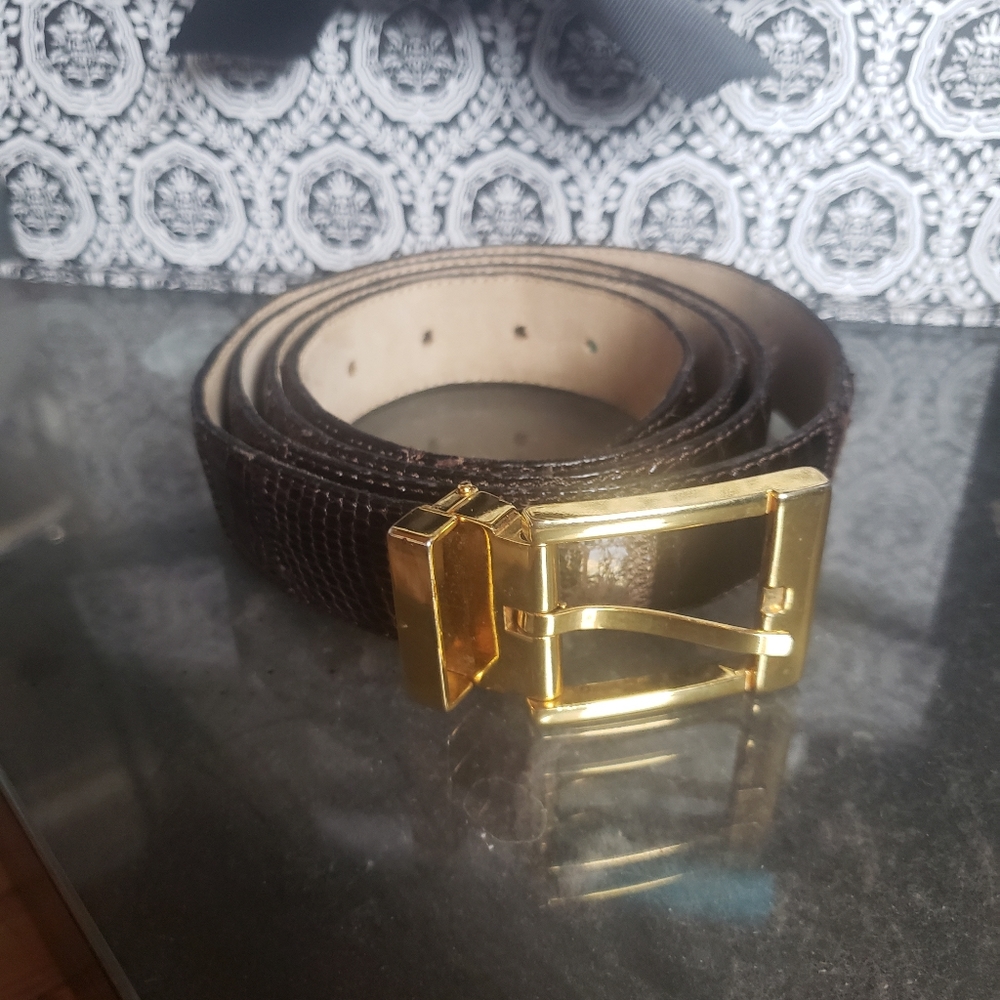 David Eden Croc Belt Size 48